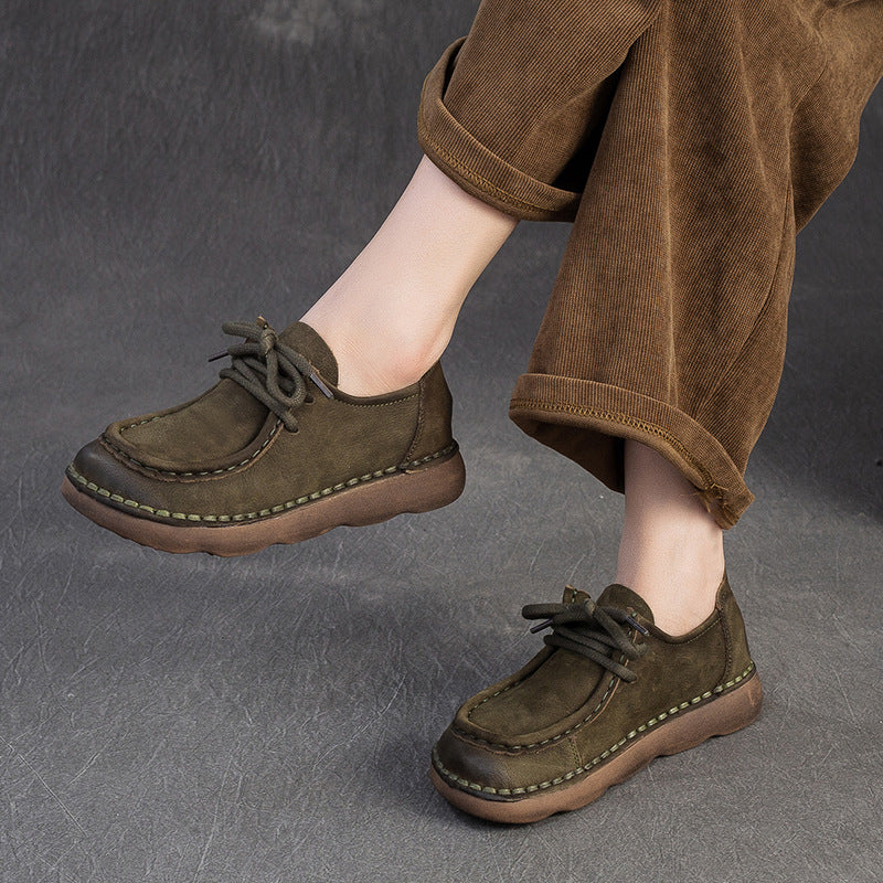 Women's Comfortable Versatile Single-layer Commuter Retro Style Men's Shoes