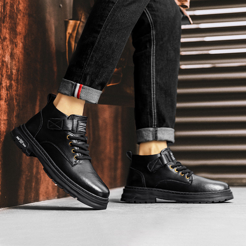 Winter Fleece-lined Warm High Top Working Boots