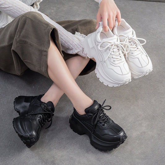 Women's Shu Korean Dad Lightweight Comfortable Fashion Solid Color Women's Casual Shoes