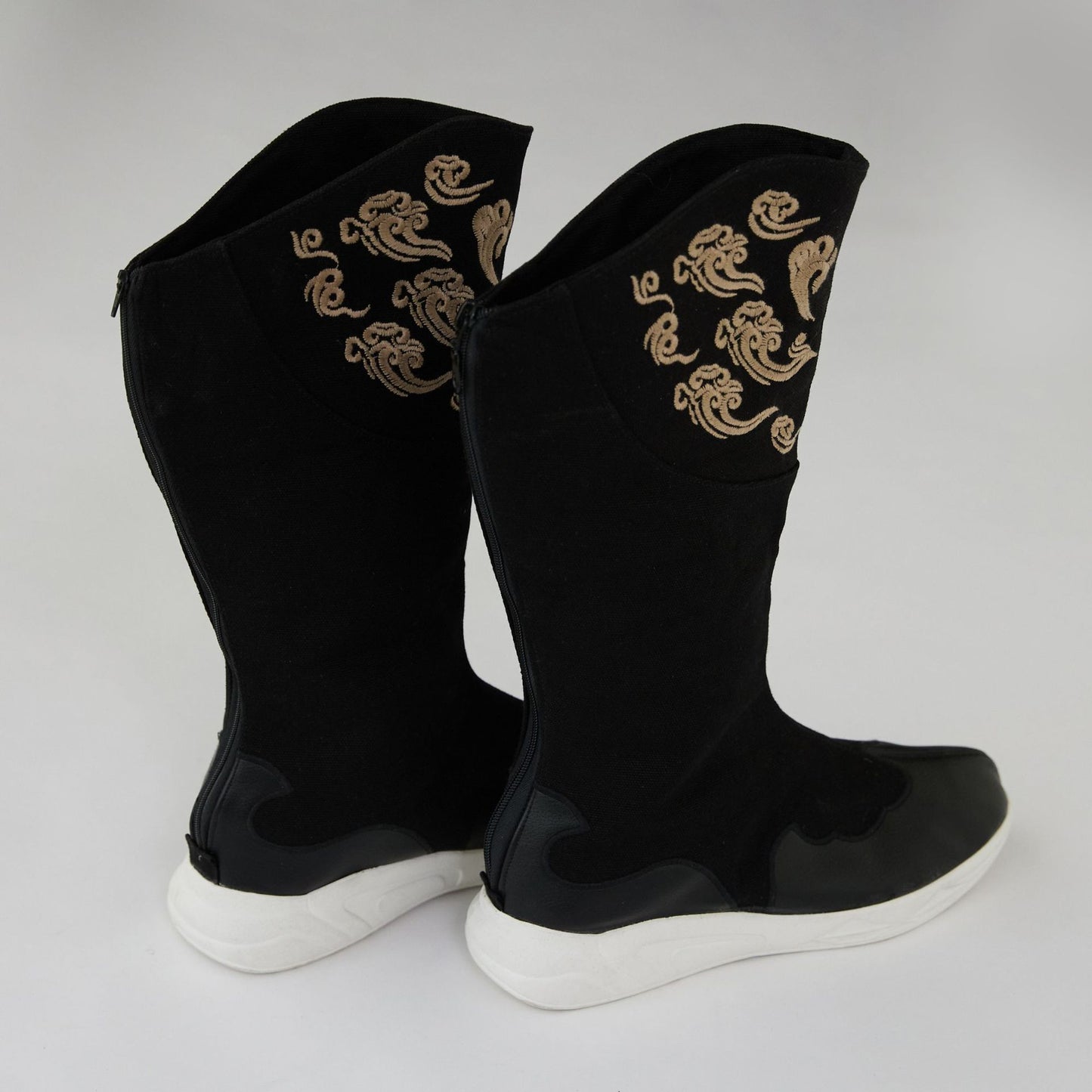 Men's Style Cotton Colorful Cloud Fleece-lined High Boots