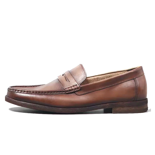 Men's British Authentic Business Slip-on Soft Bottom Breathable Loafers/doug Shoes