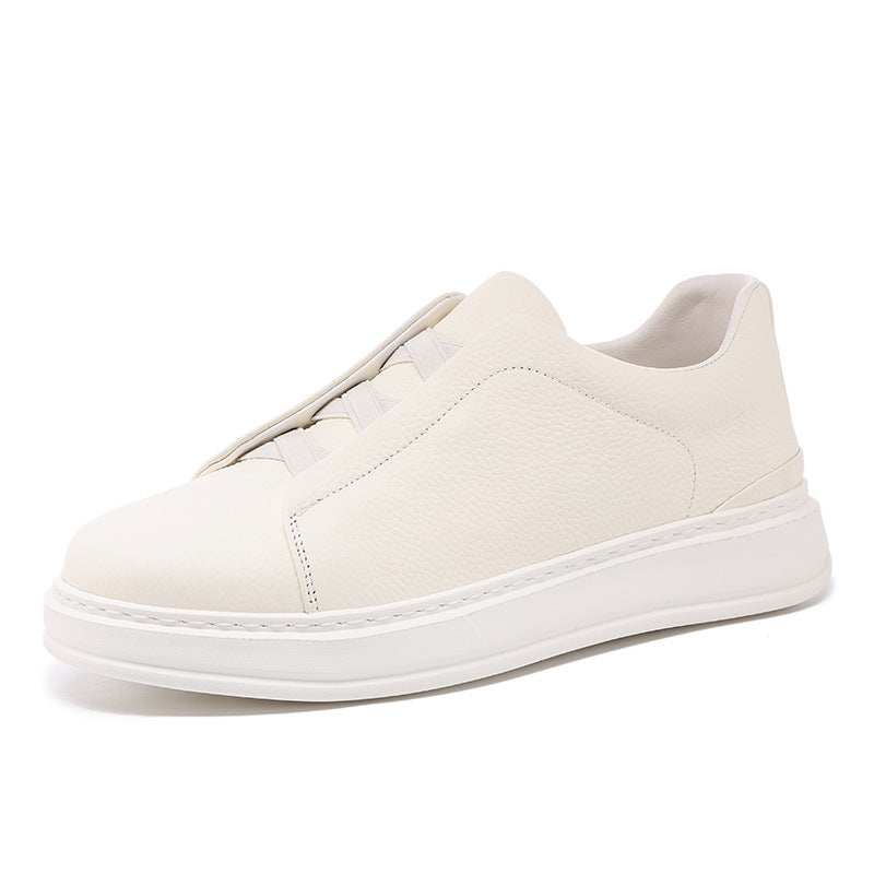Men's Spring Genuine Slip-on Lofter Sports Versatile Men's Board Shoes
