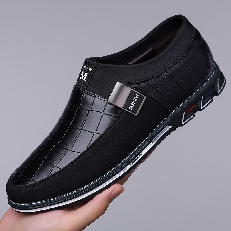 Men's Plus Size Slip-on Rubber Sole Casual Shoes