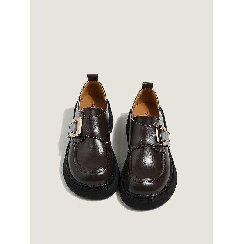Women's Versatile Small Autumn British Style Platform Women's Fashion Shoes