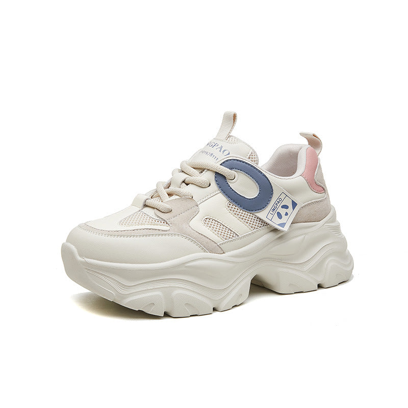 Women's Leisure Fashion Clunky Female Four Thick Casual Shoes