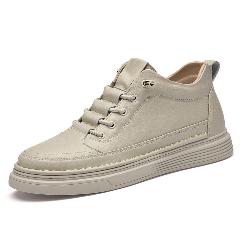Men's Retro Invisible Height Increasing Insole Trendy Fashionable Men's Board Shoes