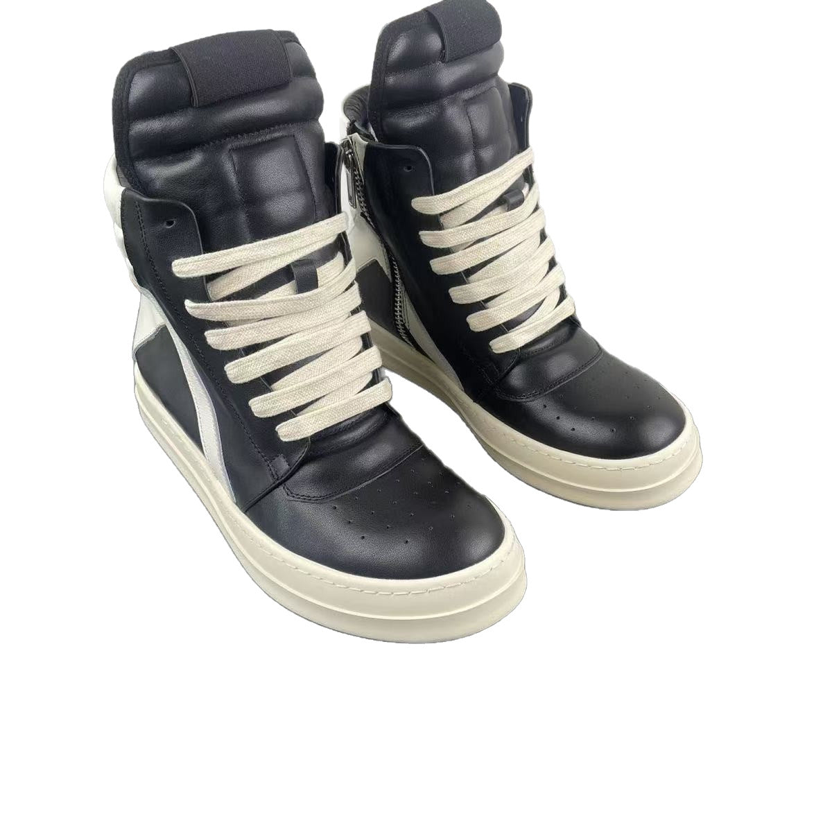 Women's & Men's Winter Sports Board Thick Bottom Inverted Triangle Men's Casual Leather Shoes