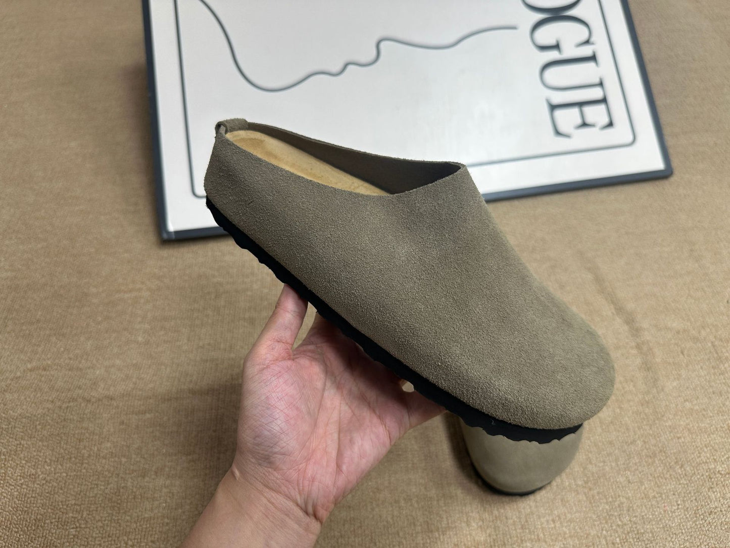 Closed Toe One Pedal Half Lazy Slippers