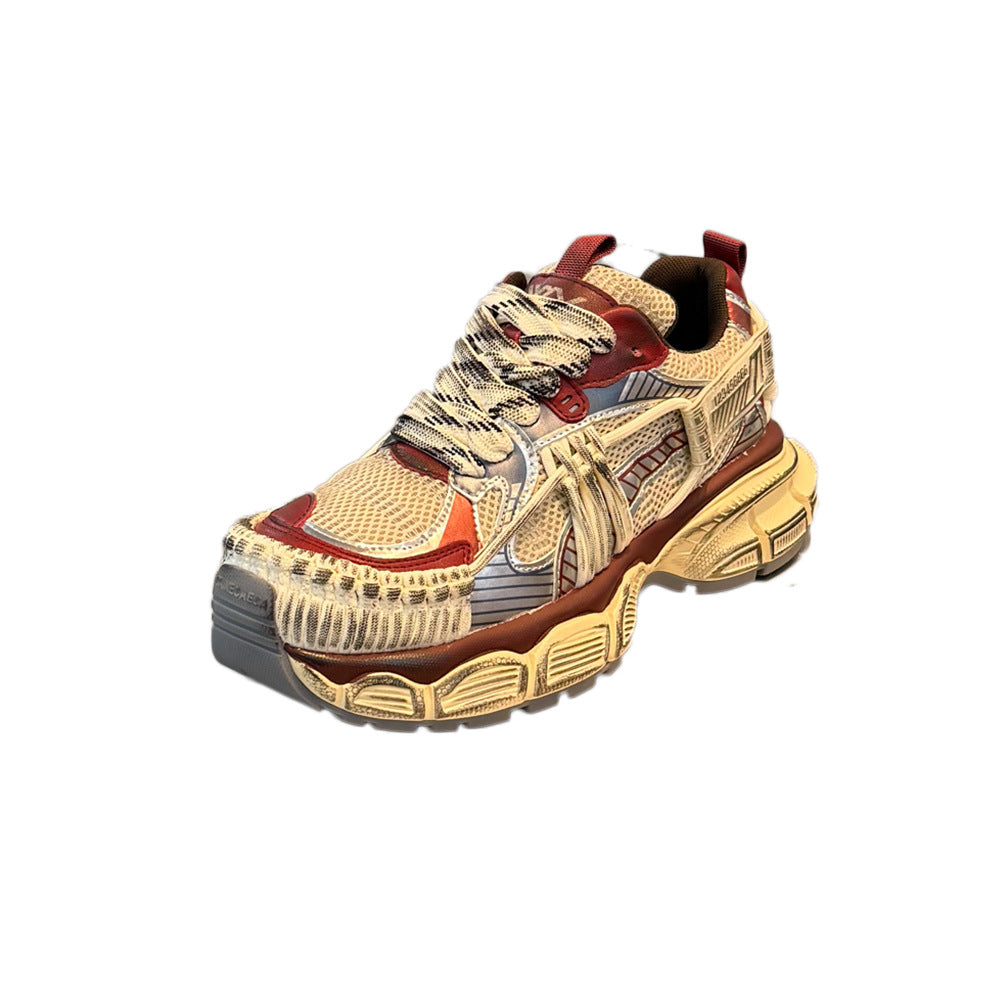 Men's Luxury High Sense Fashion Trendy Spring Retro Men's Sports Shoes