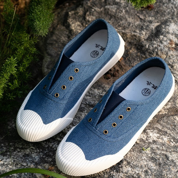 Mu Artistic Comfortable Versatile Lonely Boat Does Not Support Member Canvas Shoes