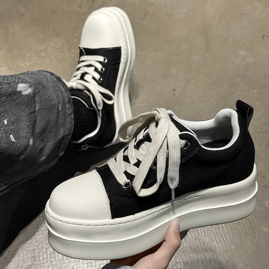 Women's & Men's Niche Invisible Height Increasing Platform Tide Men's Board Shoes
