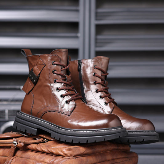 Men's Winter Martin Genuine Fleece-lined Warm Fashion Boots