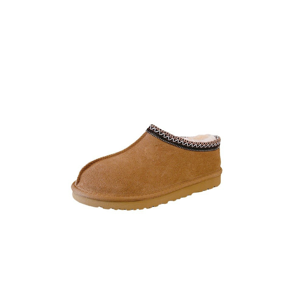 Women's & Men's Ethnic Style Woven Low-cut Slip-on Old Boots