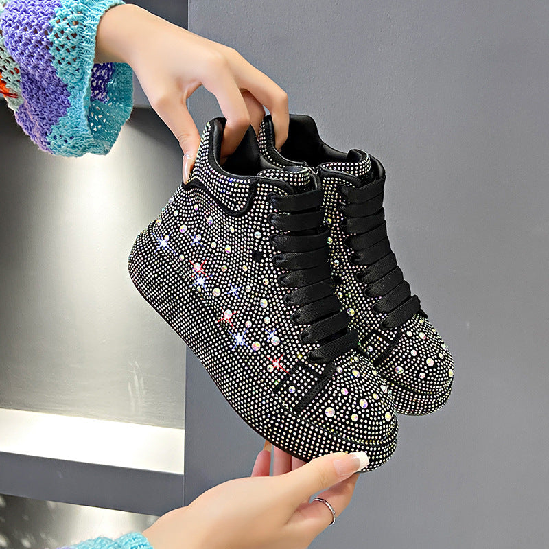 Women's European Goods Full Diamond Fashionable Summer Surface Breathable Sneakers