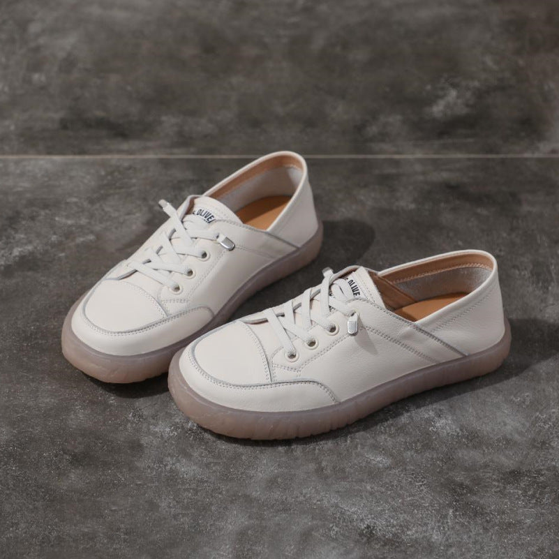 Women's Leisure Thin Flat Bottom Slip On Casual Shoes