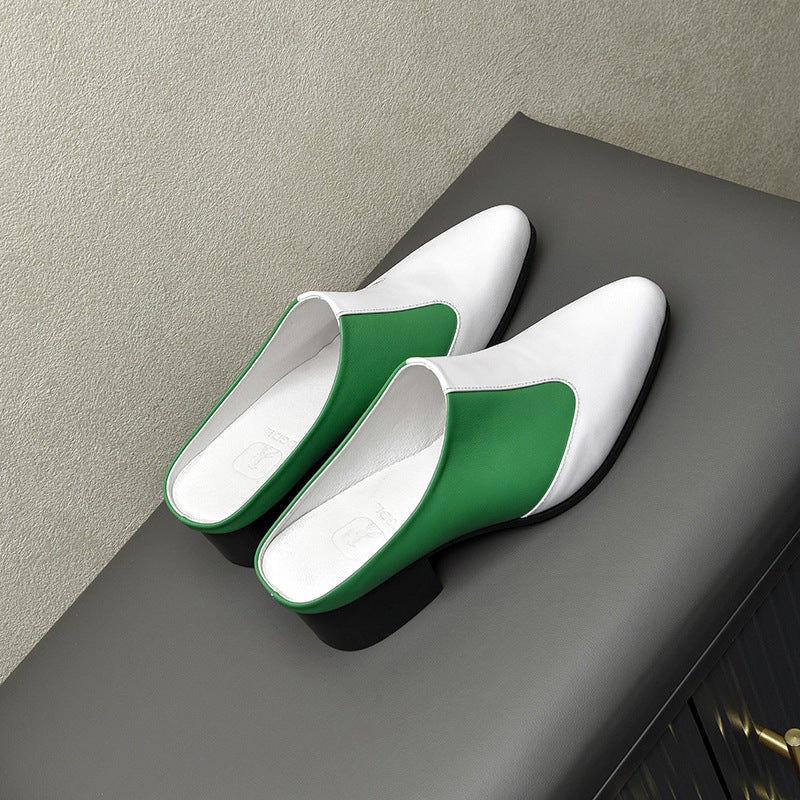 Men's Closed Toe Half Outer Wear High Sandals