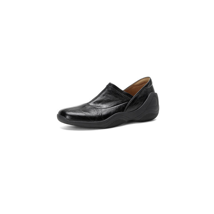 Women's Sheepskin Deep Mouth Pumps One Pedal Sports Women's Fashion Shoes