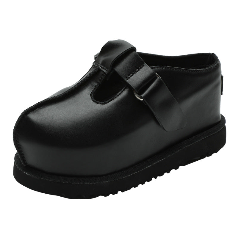 Women's Increased Toe Cap Outer Wear Half Slippers