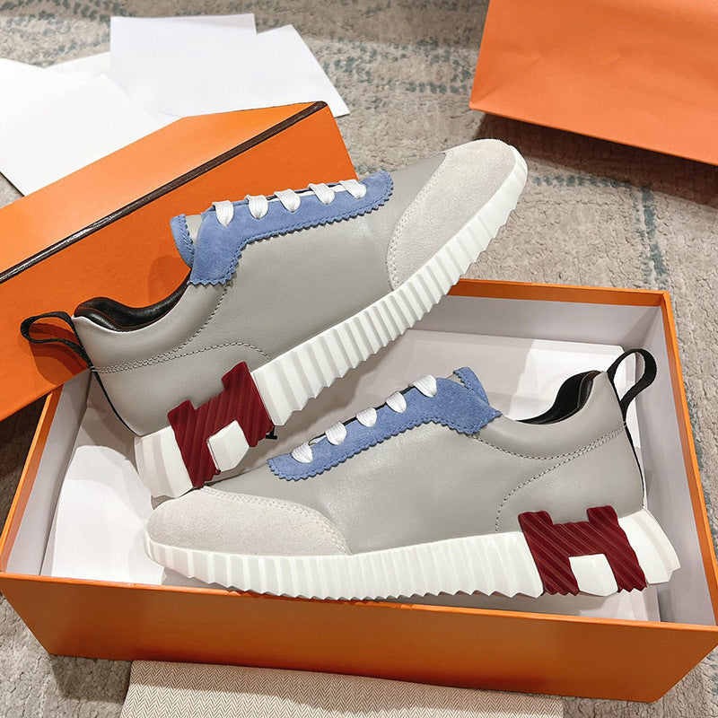 Women's & Men's Couple Fashion White Panda Running Sneakers