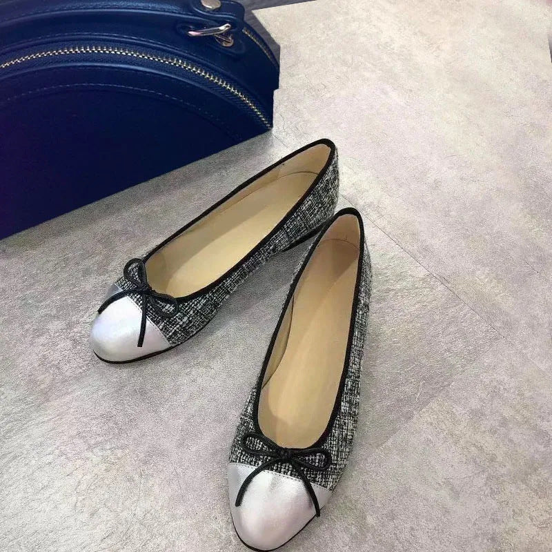 Women's Style Pumps Soft Soled Flats Bowknot Loafers