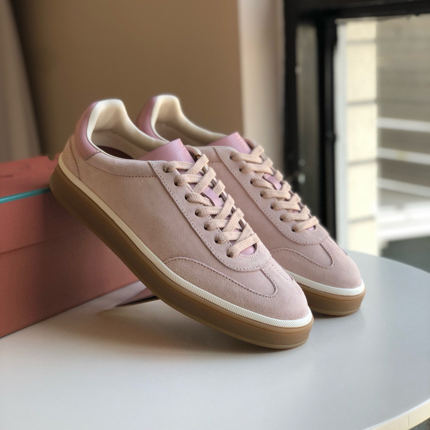 Women's & Men's German Training White Flat Couple Women's Sports Shoes