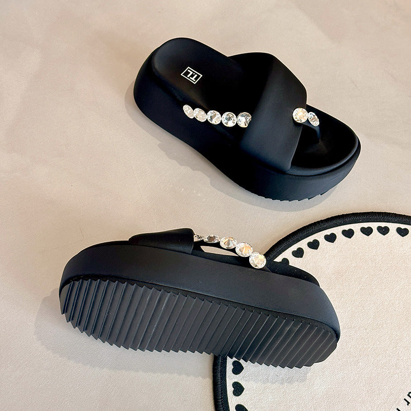 Women's Goods Flip-flops Summer Outdoor Muffin Thick-soled Comfortable Thick-soles Slippers