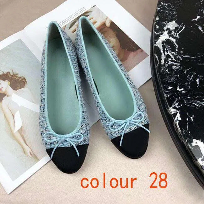 Women's Style Pumps Soft Soled Flats Bowknot Loafers