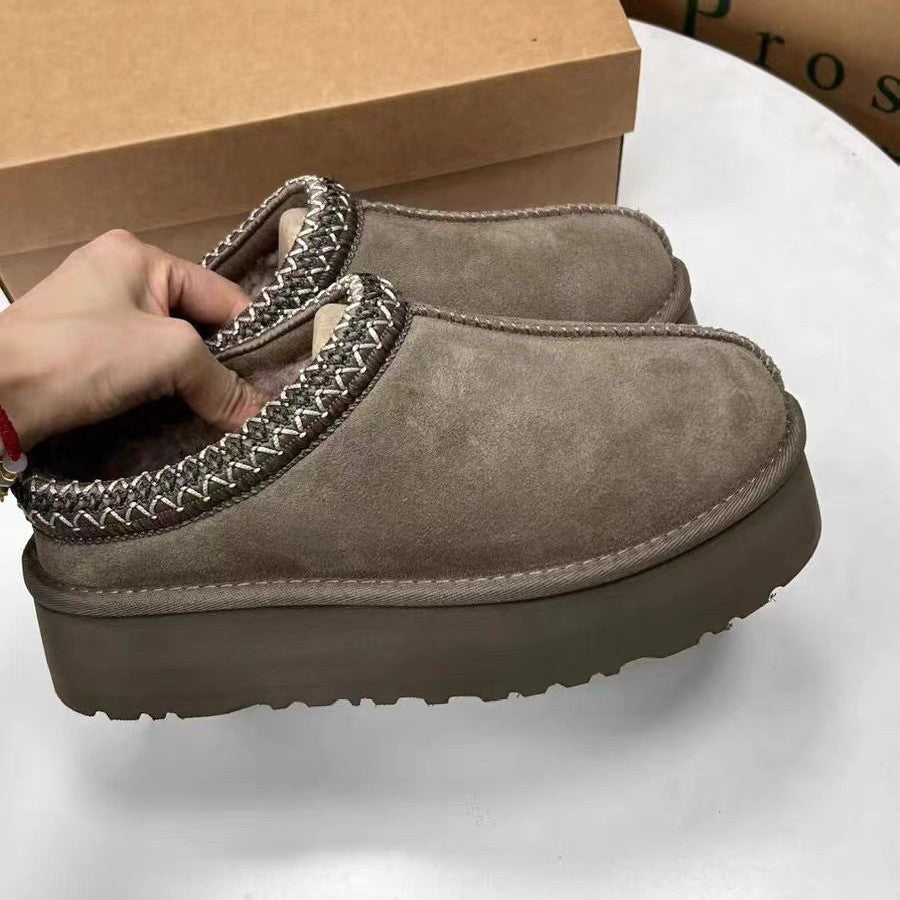 Ankle National Style Height Increasing Plus Women's Snow Boots