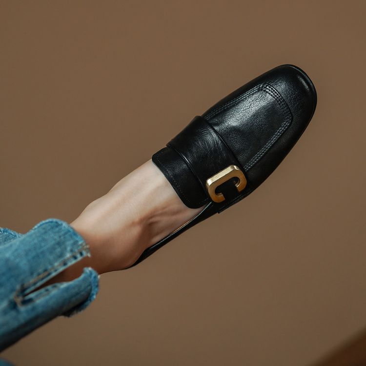 Women's Page Autumn Square Head Chunky High Women's Shoes
