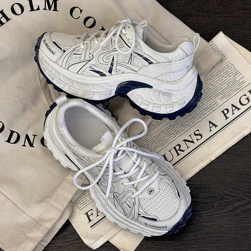 Women's Korean Style Street Niche Durian Retro Women's Sports Shoes