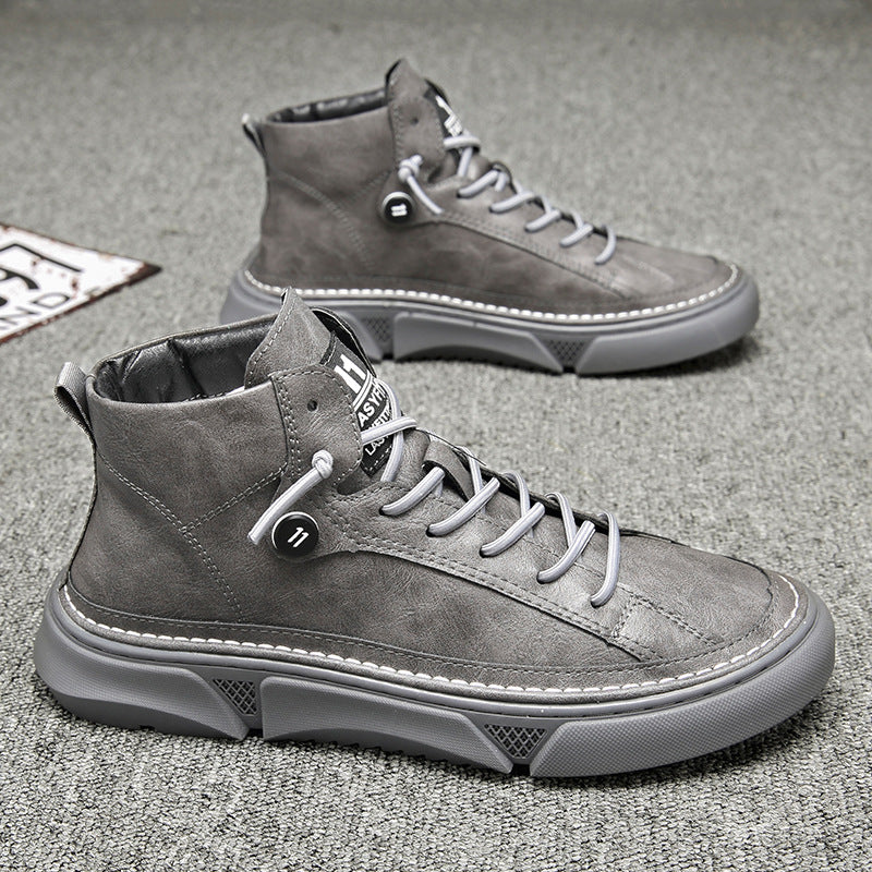 Men's Oversized Autumn Thin Black Sports Large Sneakers