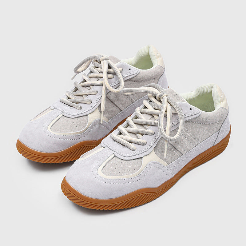 Men's Flat Suede British Style German Training Men's Board Shoes