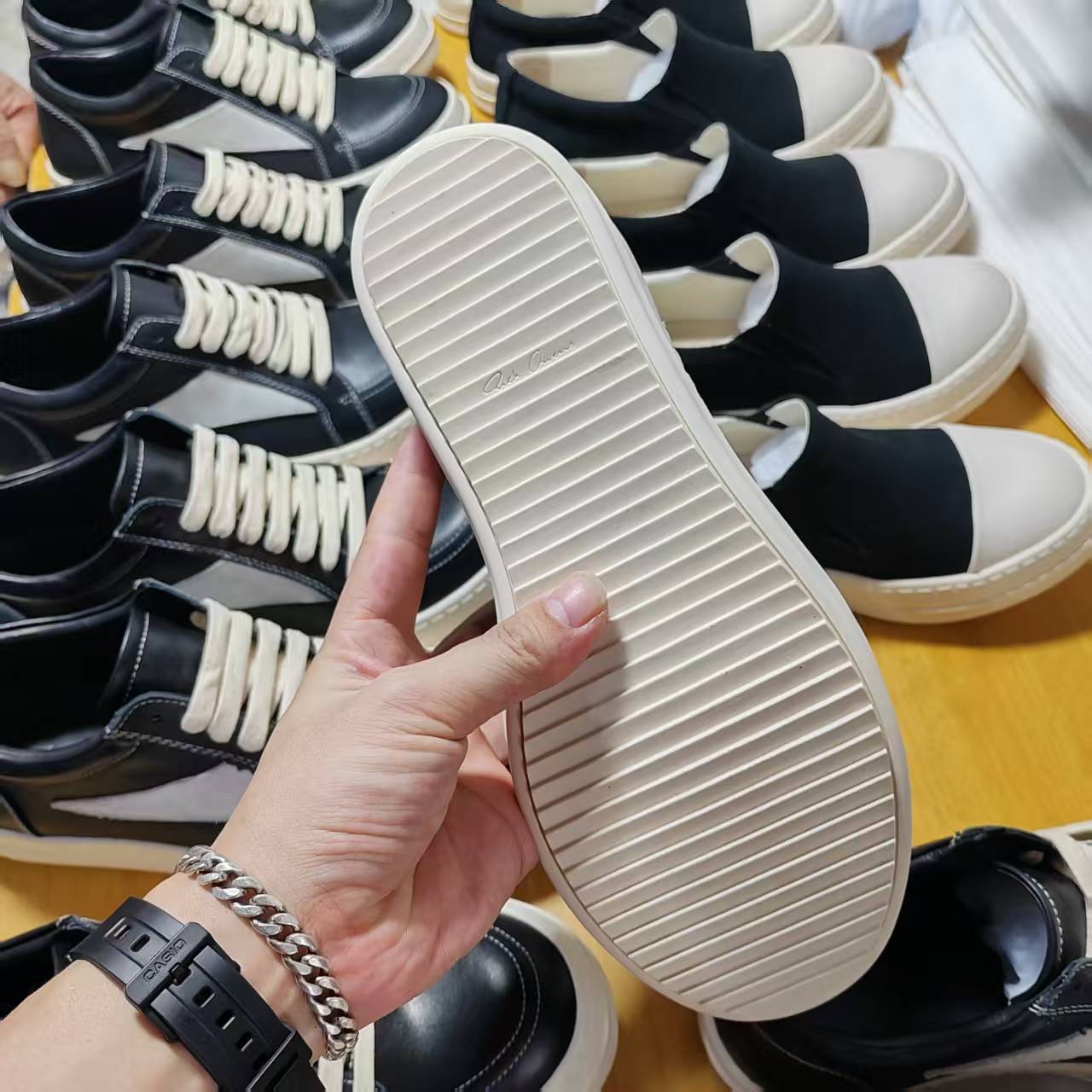 Men's One Pedal Fashion Simple Platform Couple Men's Board Shoes