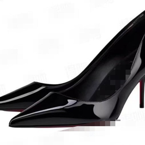 Women's Pumps Fine With Black Tone Adult Lady Like Woman Love Heels