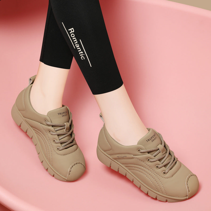 Women's Soft Bottom Surface Bread Comfortable Flat Women's Casual Shoes