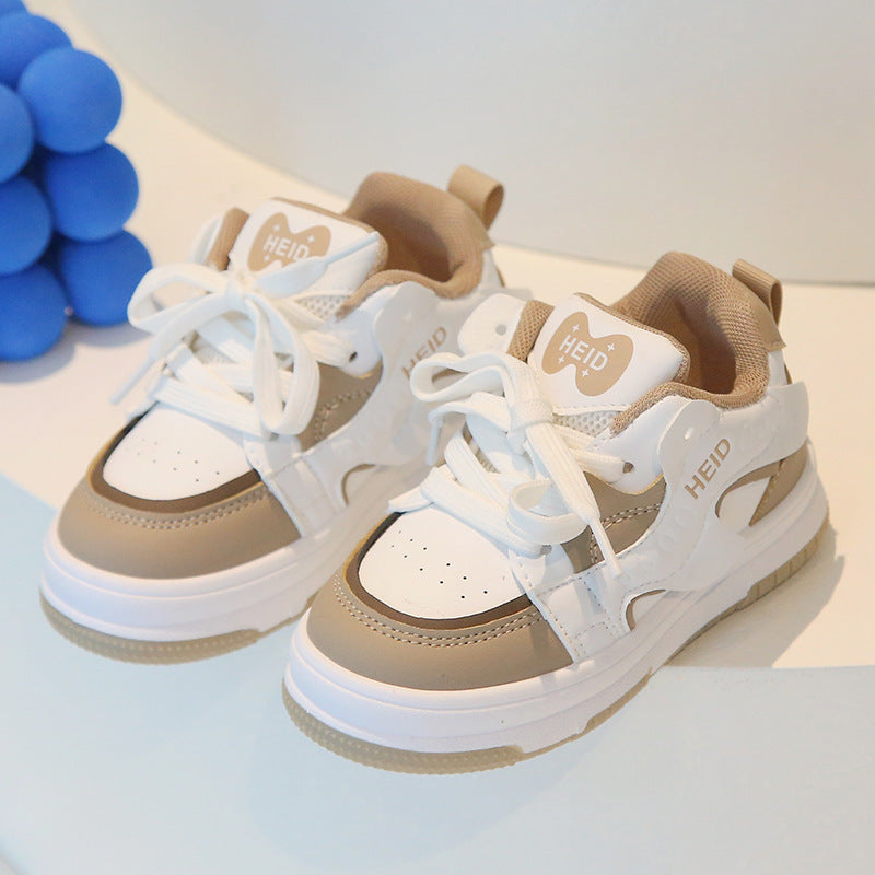 Children's Elegant Classy White For Single Kid's Sneakers