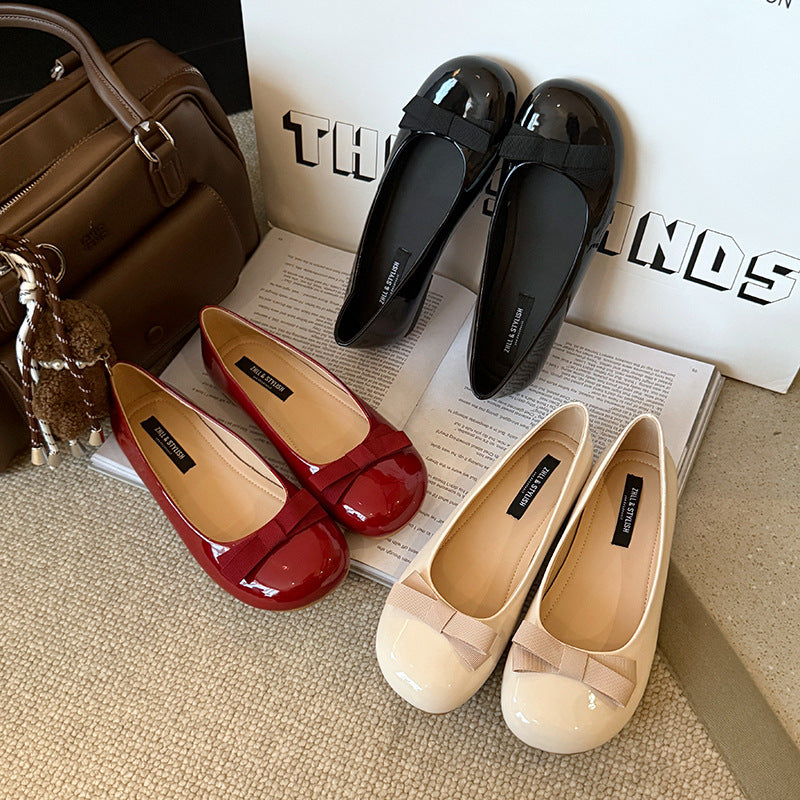 Women's Round Toe Sweet Grandma Mary Jane Women's Shoes