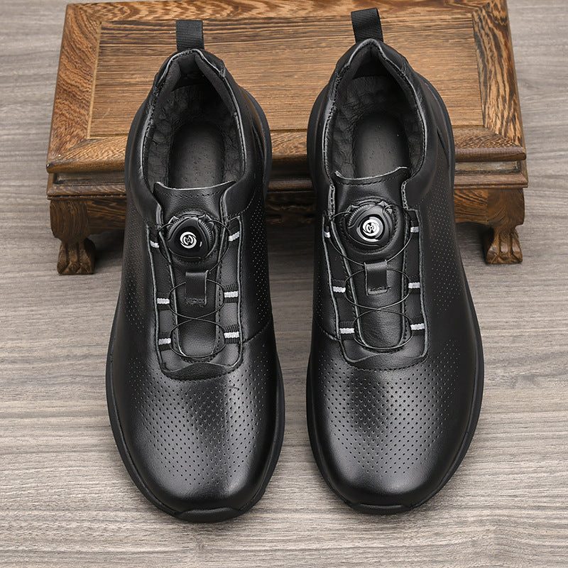 Men's British Business Classic Commuter Soft Bottom Pumps Leather Shoes