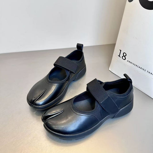 Women's Version Retro Split Toe Mary Jane Spring Platform Height Increasing Women's Casual Shoes