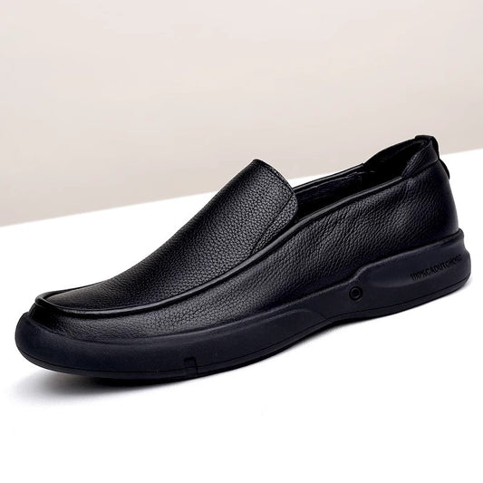 Men's Cattlehide Surface Soft Spring Comfortable Business Summer Leather Shoes
