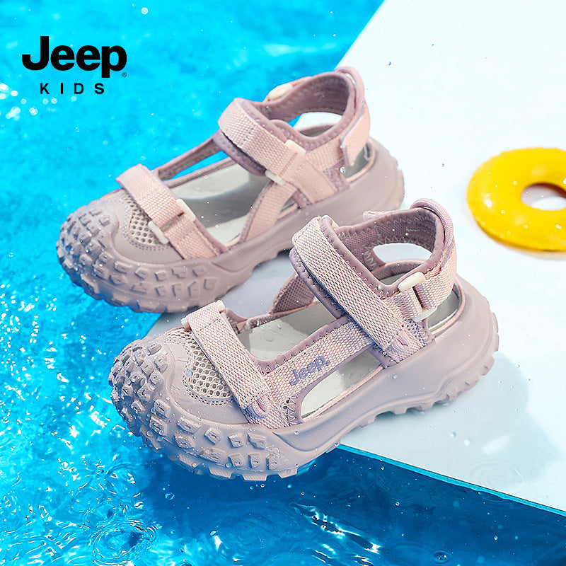 Children's Wading Soft Bottom Upstream Closed Toe Kid's Sandals