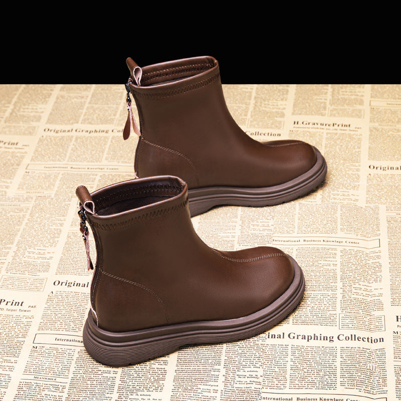 Women's Martin Ankle Super Popular Small Thick Boots