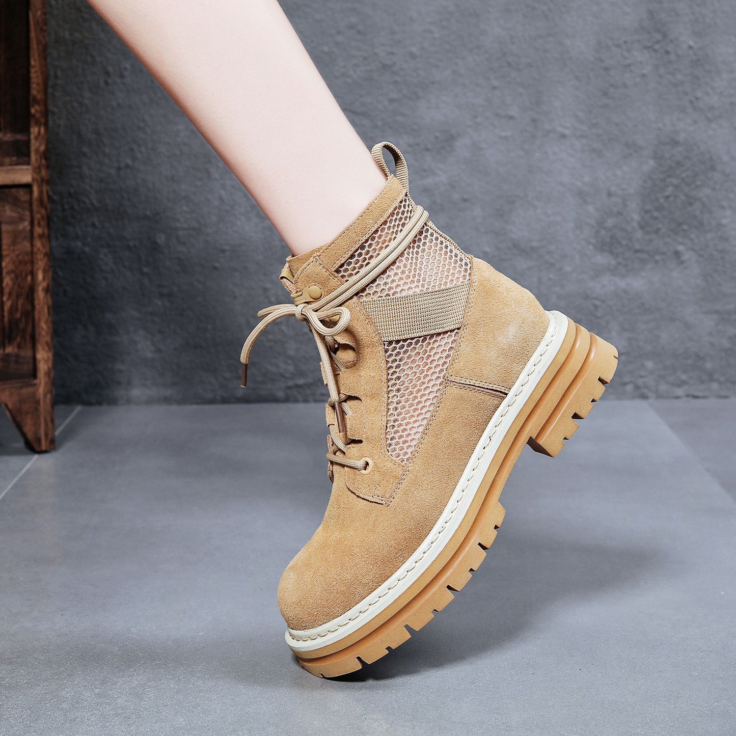 Women's Martin For Genuine Summer Thin Mesh Boots