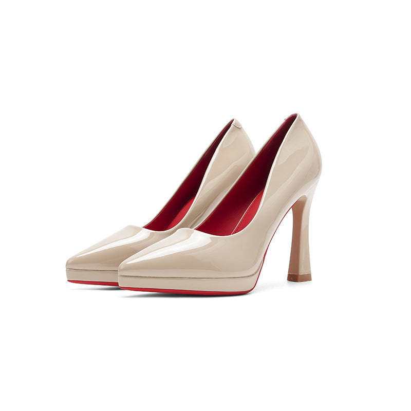 Women's Stiletto High Waterproof Platform Not Tired Feet Professional Women's Fashion Shoes
