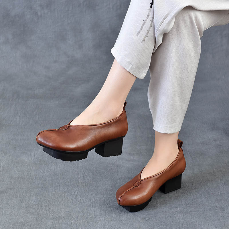Women's Chinese Style Plaid With Ethnic Cotton Linen Women's Casual Shoes