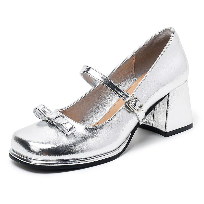Women's Chinese Mary Jane High National Style Cheongsam Skirt Chunky Women's Fashion Shoes