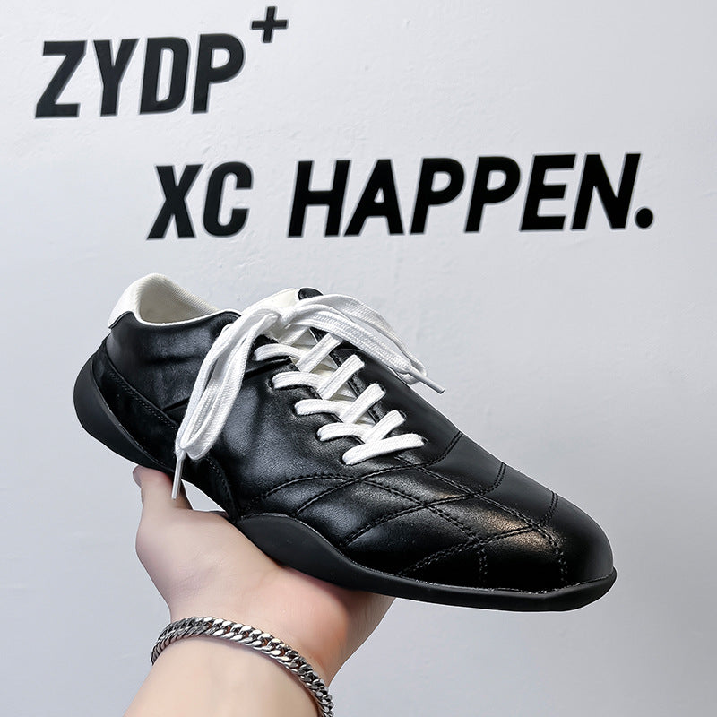 Men's German Training Spring Flat Black Women's Fashion Shoes