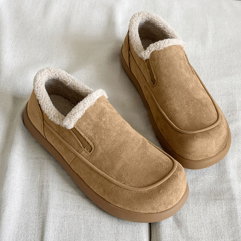 Fashion Trend Retro Daily Commute Leisure Slip-on Loafers/doug Shoes