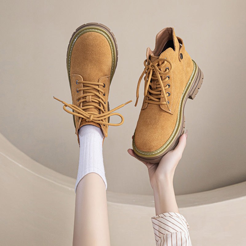 Women's Martin Autumn Genuine Retro Western Cowboy Boots