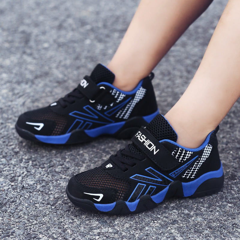 Children's Boys Summer Running Mesh Breathable Medium Kid's Sneakers